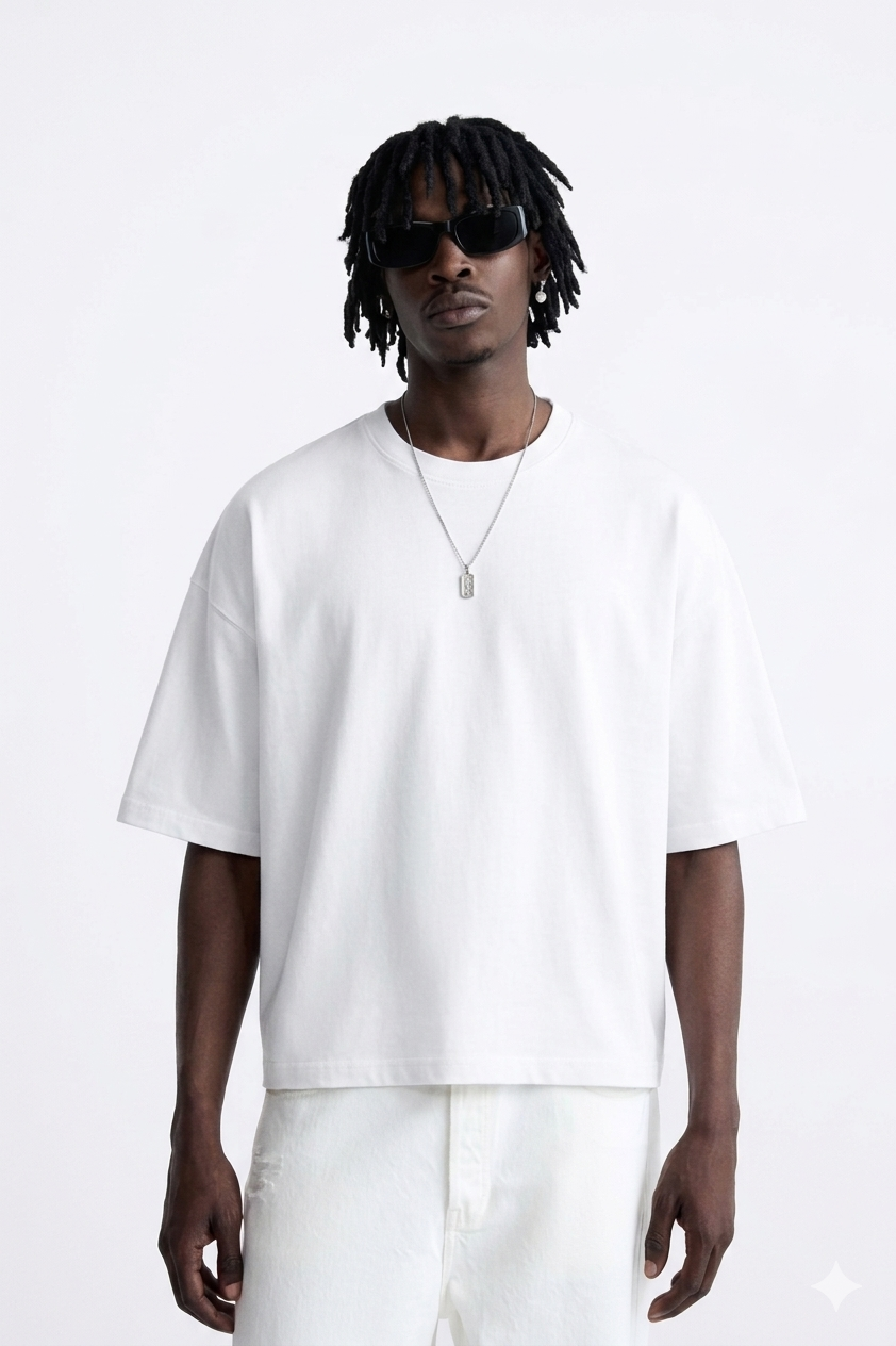 BASIC WHITE TSHIRT